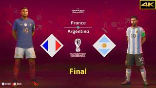 FIFA 23  FRANCE vs. ARGENTINA  MBAPPE vs. MESSI  FIFA WORLD CUP FINAL  4K