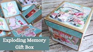 Exploding Memory Album Gift Box Tutorial