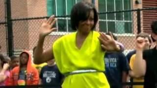 Michelle Obama Dances The Dougie & The Running Man. Shes Got Soul Official Video