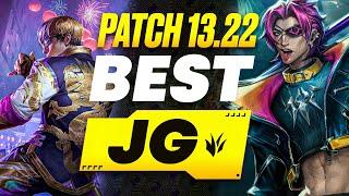 The BEST Junglers For All Ranks On Patch 13.22  Season 13 Jungle Tier List League of Legends