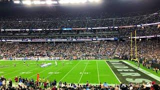 Raiders vs. Chargers Sideline View Daniel Carlson Game Winning Field Goal Sunday Night Football NFL