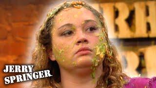 Body Shaming Results In Revenge Cheating and Food Fights  Jerry Springer  Season 27