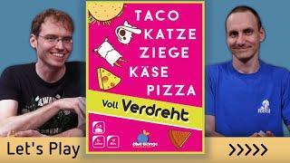 Taco Katze Ziege Käse Pizza Voll Verdreht - Brettspiel - Let´s Play mit Hunter & Alex