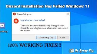 100% FIXED Discord Installation Has Failed Windows 11