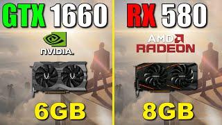 GTX 1660 vs. RX 580  in 2021