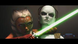 Star Wars The Clone Wars - Ahsoka & Plo Koon vs. Aurra Sing & Boba Fett 1080p