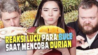 Reaksi Lucu Bule Korea Pertama Makan Durian-Pepaya-Salak dan Rambutan