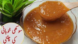 Khubani Ki Chutney Recipe Dry Apricot Sauce خوبانی کی چٹنی