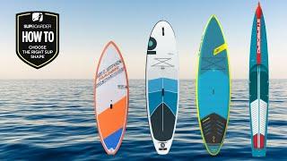 How To Choose The Right Board  Understanding SUP Shapes