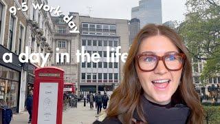 a *realistic* London day in the life  9-5 office job  accountant morning routine food haul