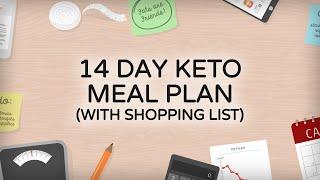 14-Day Keto Diet Meal Plan with Shopping List