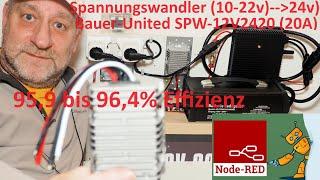 Dynamische Node-Red Nachteinspeisung Effizienter SPW-12V2420 480W Spannungswandler Teil 46 4k