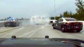 Chaos on Floridas Turnpike - FHP Pursuit of Stolen Van