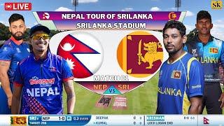 NEPAL VS SRILANKA DEVELOPMENT 2024 MATCH 1  2024  LIVE SCORE COMMENTRY