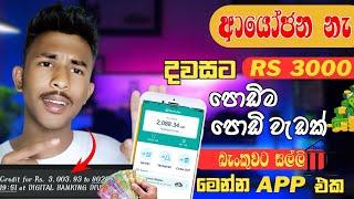 පොඩිම පොඩි වැඩක්  රු 3000 දවසට ආයෝජන නැ How to Earning E-Money For Sinhala