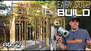 How Hard can Framing a 12x16 Shed Be?  Shed Part 2