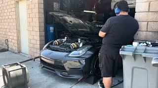 Twin turbo 350z hits the Dyno