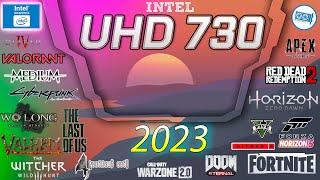 UHD 730 in 15 GAMES   Core i3-13100 IGPU TEST       2023-2024