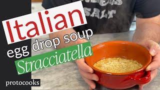 Chef Frank makes Italian Egg Drop Soup Stracciatella