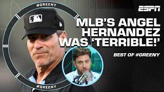 Angel Hernandez was TERRIBLE at his job  - Greeny lets umpire HAVE IT after retirement  #Greeny