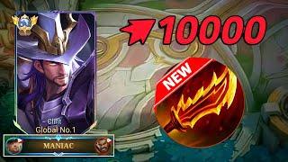 THANK YOU MOONTON FOR THIS NEW CLINT ONE SHOT BUILD AND EMBLEM  INSANE DAMAGE  - Mobile legends