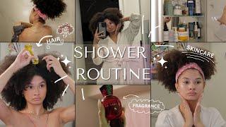MY SHOWER ROUTINE  Skincare + body essentials  decompress with me