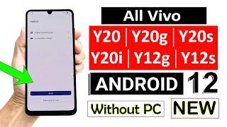 Vivo Y20Y20gY20sY20iY12gY12s... Google Account Bypass ANDROID 12  without pc Easy Method