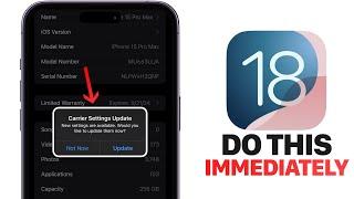 iOS 18 - Do This IMMEDIATELY After You Update