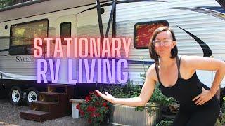 Living stationary in an RV Tips for Full-Time RV Life