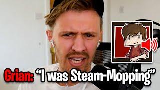 Grian Is Late To Solidaritys Stream Because He Is STEAM-MOPPING?