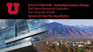 Embedded Systems - E35 - Real-time Specificities