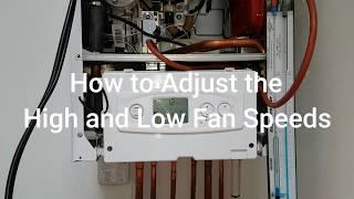 Glowworm Ultracom 30CXi How to Adjust the High and Low Fan Speeds