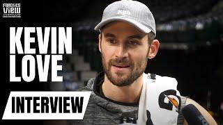 Kevin Love on Luka Doncic Play at an MVP Level & Reacts to Report of Kyrie Irving a Bad Teammate?