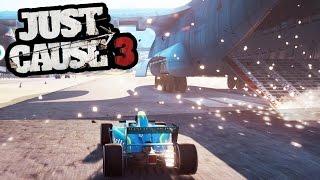 THE INSANE PLANE MOVIE STUNT IN JUST CAUSE 3 Just Cause 3 Challenges  SuperRebel