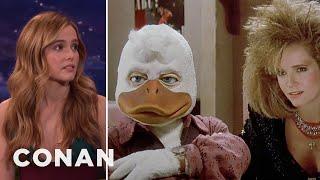 Zoey Deutch Watched Her Mom Have Sex With Howard The Duck  CONAN on TBS