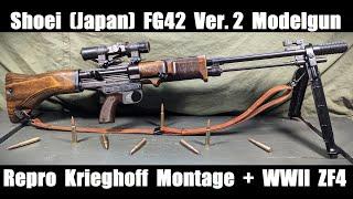 Krieghoff Repro Montage by Estes Adams + WK2  WWII ZF4 für Shoei Japan FG42 Ver. 2 Modelgun