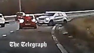 Drunk driver crashes on motorway at 100mph with child in car