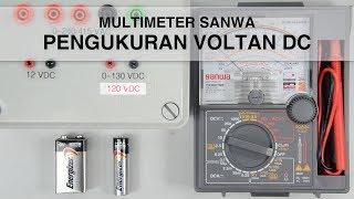 Pengukuran Voltan DC Cara Mengunakan Multimeter  Multitester  DIDIKTV