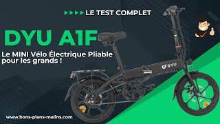 DYU A1F  Test de ce petit vélo électrique pliable  429€  