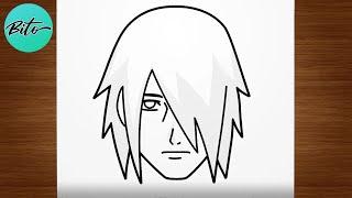 HOW TO DRAW SASUKE BORUTO