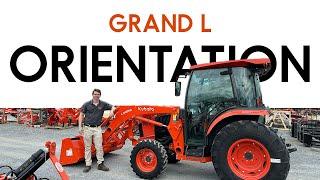 New Equipment Orientation Kubota Grand L Series