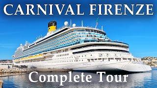 CARNIVAL FIRENZE  COSTA FIRENZE - 2022 Complete Tour -  4K - Costa Crociere