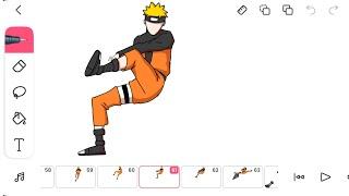 Naruto - Ninja animation in Flipaclip