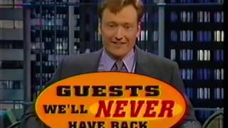 Guests Well Never Have Back on Conan 1998-02-20