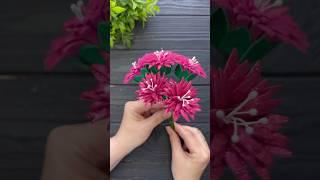 Easy Flowers from EVA Foam Easy Flowers DIY Tutorial Crafts #shorts