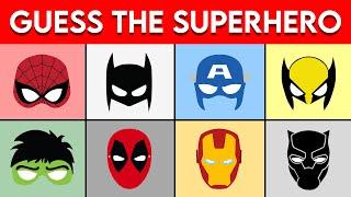 Can You Guess The Superhero by Mask? ‍️