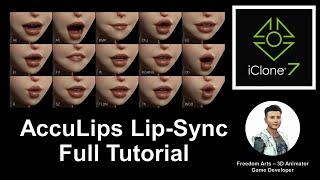 Acculips Lip-Sync Tutorial - iClone 7.9 and Character Creator 3.4