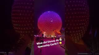 Disney redid the Spaceship Earth Golf Ball at Epcot 