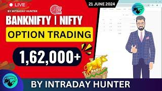 Live Intraday Trade  Bank nifty Option Trading by Intraday Hunter