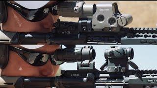 AR15 EOTech EXPS 3-0 vs AimPoint T-2 Red Dots Review